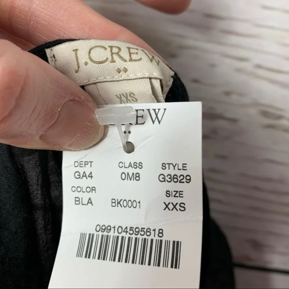 NWT J.Crew Semi Sheer Henley Button Tank Dress